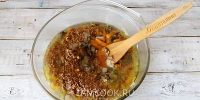 Шаг 9: постного плова из гречки с опятами