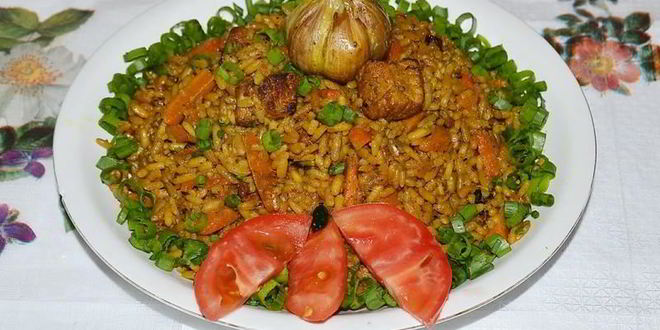 Рецепт узбекского плова со свининой