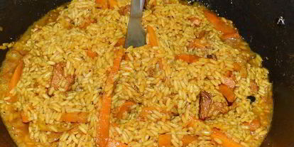 Шаг 11: узбекского плова со свининой