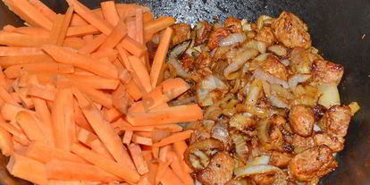 Шаг 8: узбекского плова со свининой