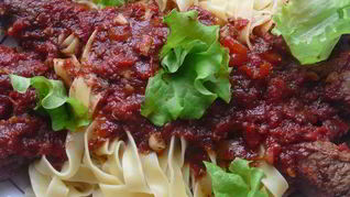 Рецепт Феттучине с рагу по-неаполитански