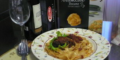 Шаг 5: феттучине с рагу по-неаполитански