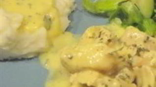 Рецепт Фрикасе из курицы в сливочном соусе