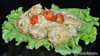 Рецепт Фрикасе из курицы в сырном соусе