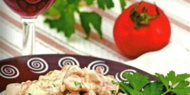 Рецепт фрикасе из телячьих почек