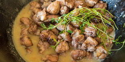 Шаг 6: грибного рагу с уткой