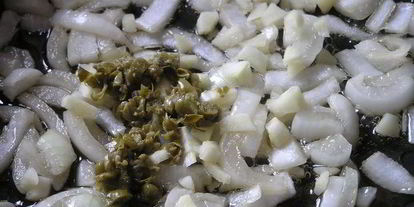 Шаг 3: капонаты с базиликом