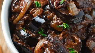 Рецепт Капонатиной — рагу из баклажанов под кисло-сладким соусом