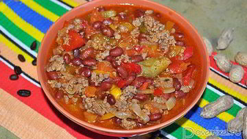 Рецепт Мексиканского рагу с мясным фаршем и фасолью
