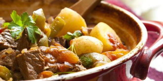 Рецепт мясного рагу с овощами