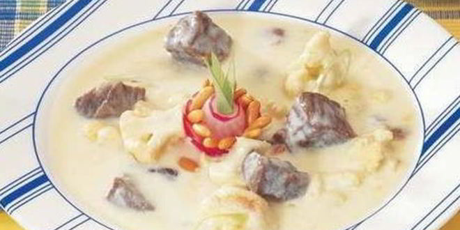 Рецепт Мясного рагу с цветной капустой в йогуртовом соусе