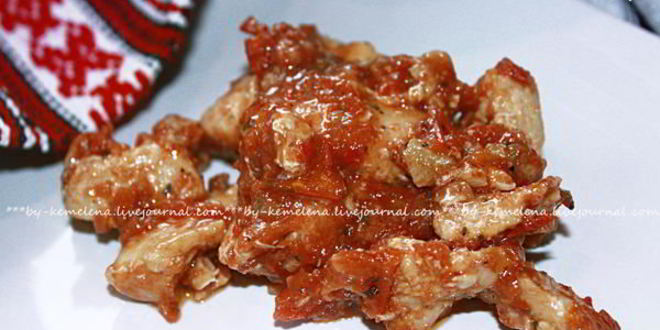 Рецепт Нежного пряного рагу из курицы в восточном стиле