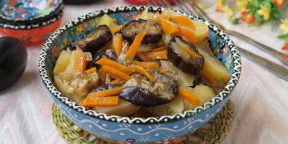 Шаг 2: овощного рагу с баклажанами