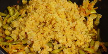 Шаг 3: овощного рагу с чечевицей