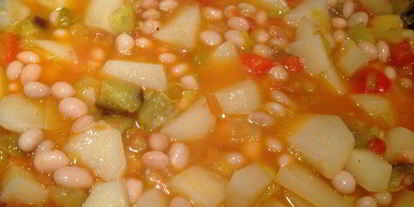 Шаг 6: овощного рагу с фасолью