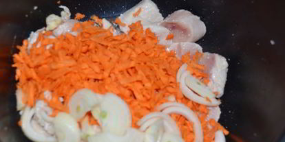 Шаг 2: овощного рагу с куриной грудкой