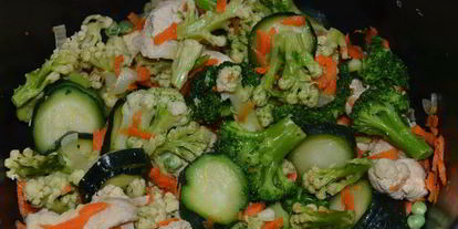 Шаг 3: овощного рагу с куриной грудкой