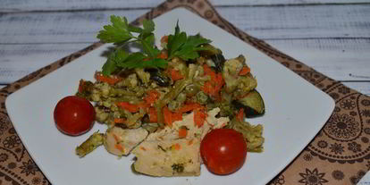 Шаг 4: овощного рагу с куриной грудкой