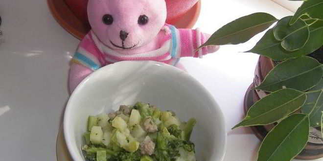 Рецепт Овощного рагу с мясом для деток