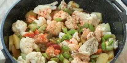 Шаг 3: овощного рагу с цветного капустого и картошкого