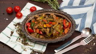 Рецепт Овощного рагу со свининой