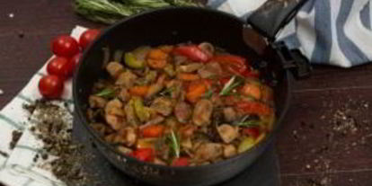 Шаг 6: овощного рагу со свининой