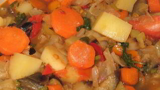 Рецепт Постного овощного рагу