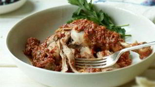 Рецепт Пряного куриного рагу Капама