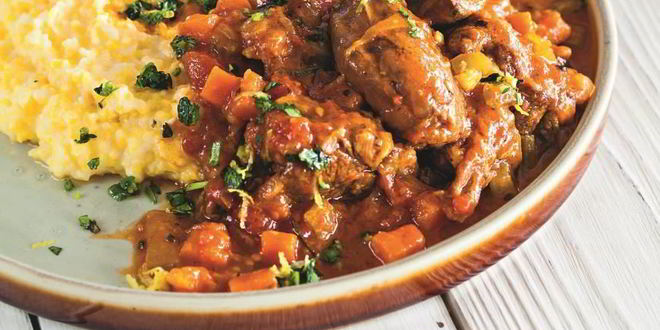 Рецепт рагу из баранины с полентой