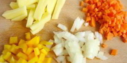 Шаг 1: рагу из кабачков с грибами