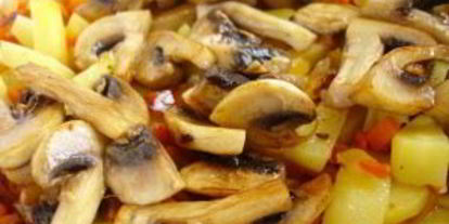 Шаг 4: рагу из кабачков с грибами