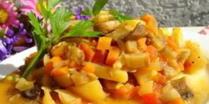 Шаг 8: рагу из кабачков с грибами