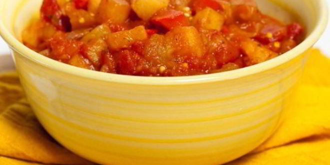 Рецепт рагу из картофеля, кабачков и томатов