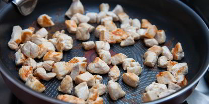 Шаг 3: рагу из курицы и стручковой фасоли