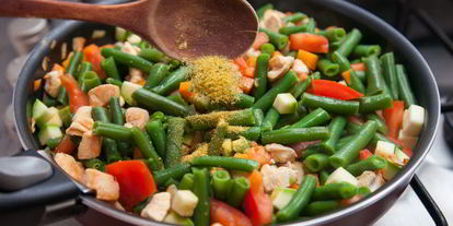 Шаг 5: рагу из курицы и стручковой фасоли