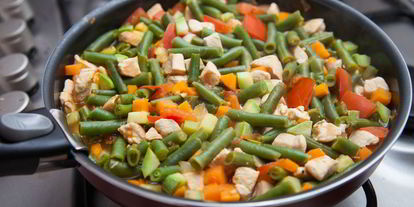 Шаг 6: рагу из курицы и стручковой фасоли