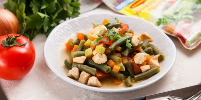 Шаг 7: рагу из курицы и стручковой фасоли