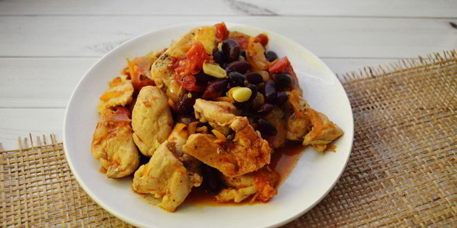 Рецепт рагу из курицы с фасолью