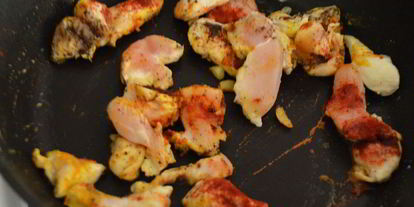 Шаг 1: рагу из курицы с фасолью