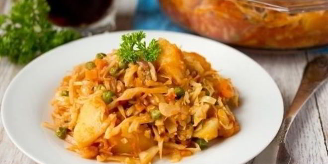 Рецепт рагу из патиссонов и кабачков