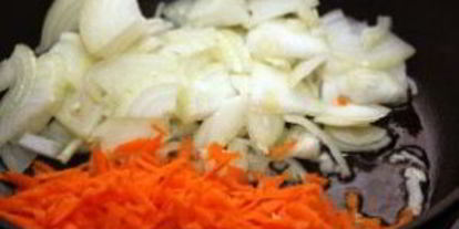 Шаг 3: рагу из патиссонов и кабачков