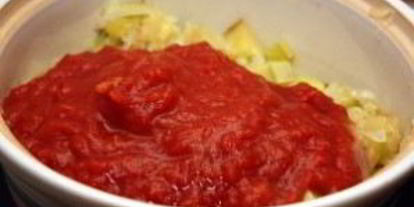 Шаг 4: рагу из патиссонов и кабачков