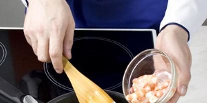 Шаг 1: рагу из стручковой фасоли с креветками