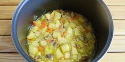 Шаг 5: рагу с грибами