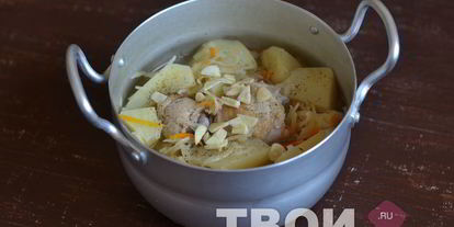 Шаг 10: рагу с квашеной капустой