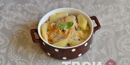 Шаг 11: рагу с квашеной капустой