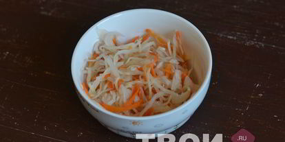 Шаг 7: рагу с квашеной капустой