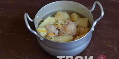 Шаг 9: рагу с квашеной капустой