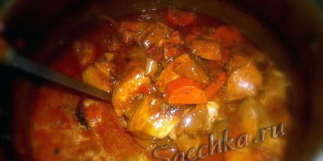 Рецепт рагу с мясом