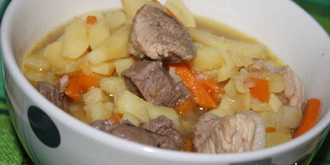 Рецепт Рагу со свининой, говядиной, картофелем и репой
